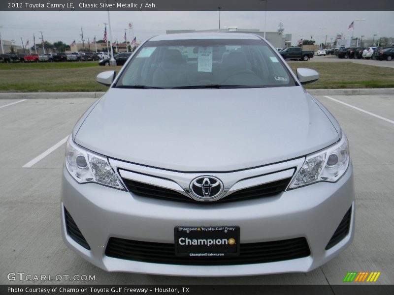 Classic Silver Metallic / Ash 2012 Toyota Camry LE