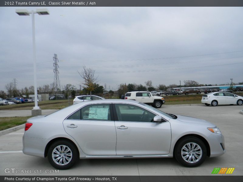 Classic Silver Metallic / Ash 2012 Toyota Camry LE