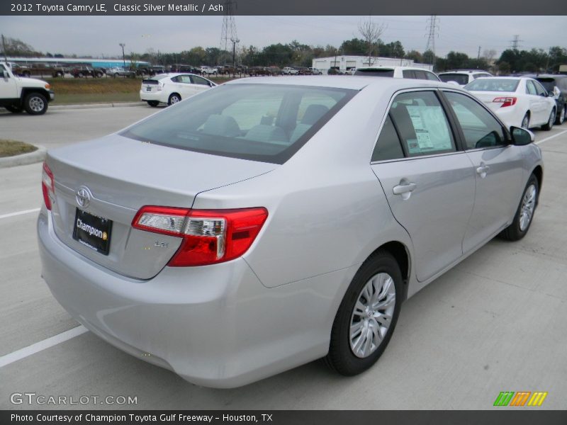Classic Silver Metallic / Ash 2012 Toyota Camry LE