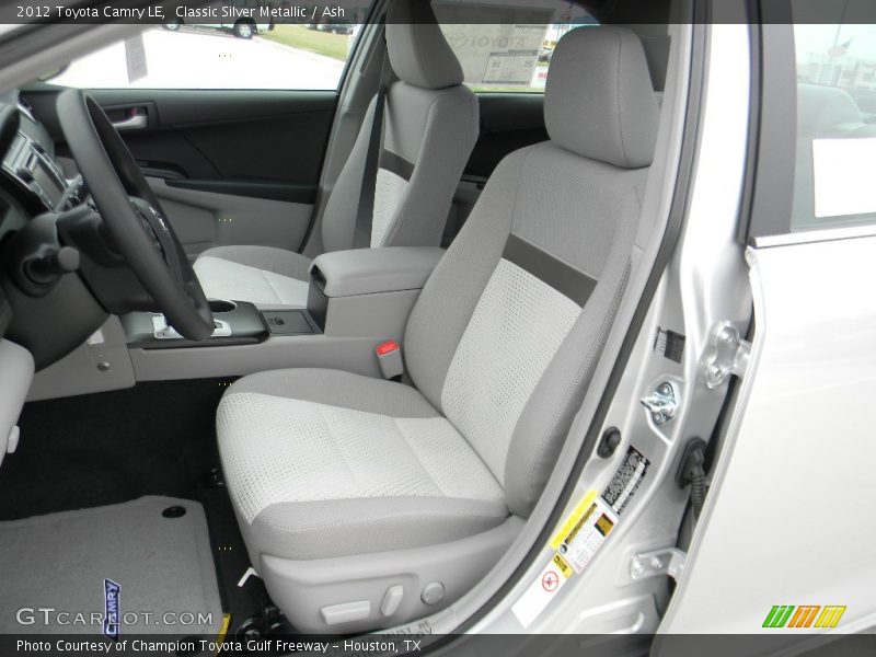 Classic Silver Metallic / Ash 2012 Toyota Camry LE