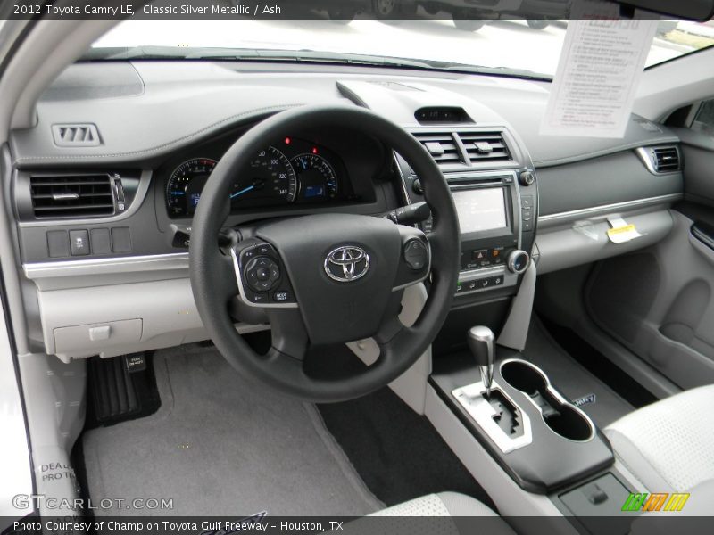 Classic Silver Metallic / Ash 2012 Toyota Camry LE