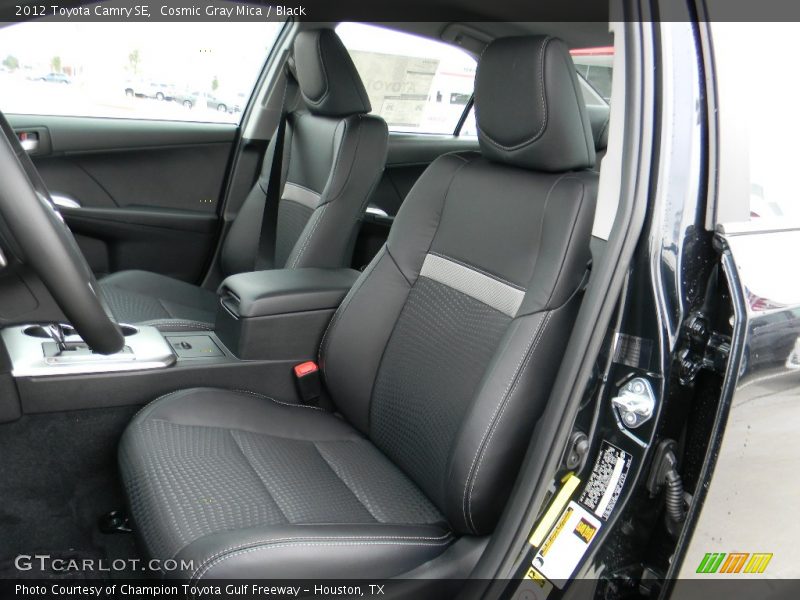 Cosmic Gray Mica / Black 2012 Toyota Camry SE