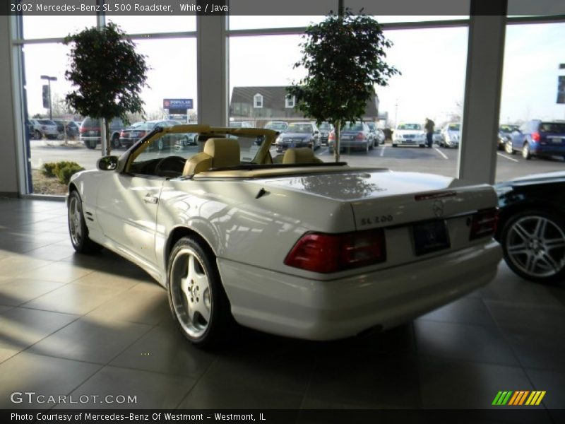 White / Java 2002 Mercedes-Benz SL 500 Roadster