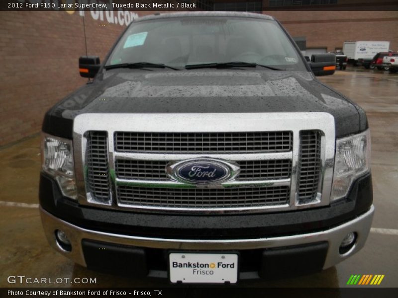 Tuxedo Black Metallic / Black 2012 Ford F150 Lariat SuperCrew