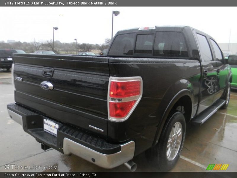 Tuxedo Black Metallic / Black 2012 Ford F150 Lariat SuperCrew