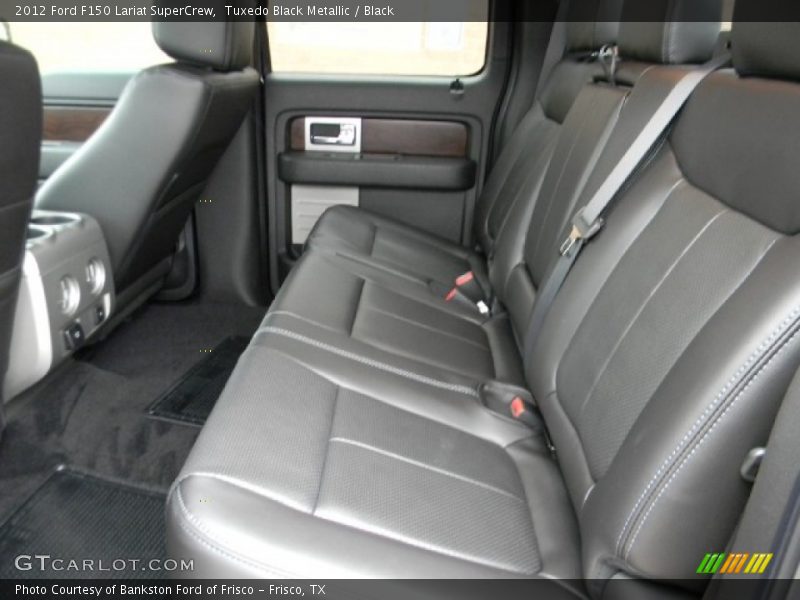 Tuxedo Black Metallic / Black 2012 Ford F150 Lariat SuperCrew
