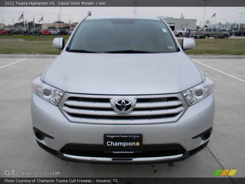 Classic Silver Metallic / Ash 2012 Toyota Highlander V6