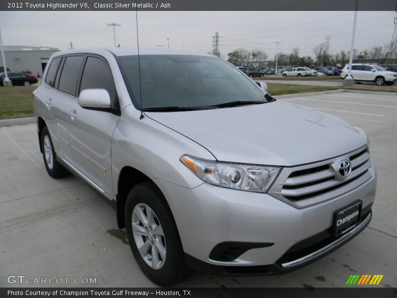 Classic Silver Metallic / Ash 2012 Toyota Highlander V6