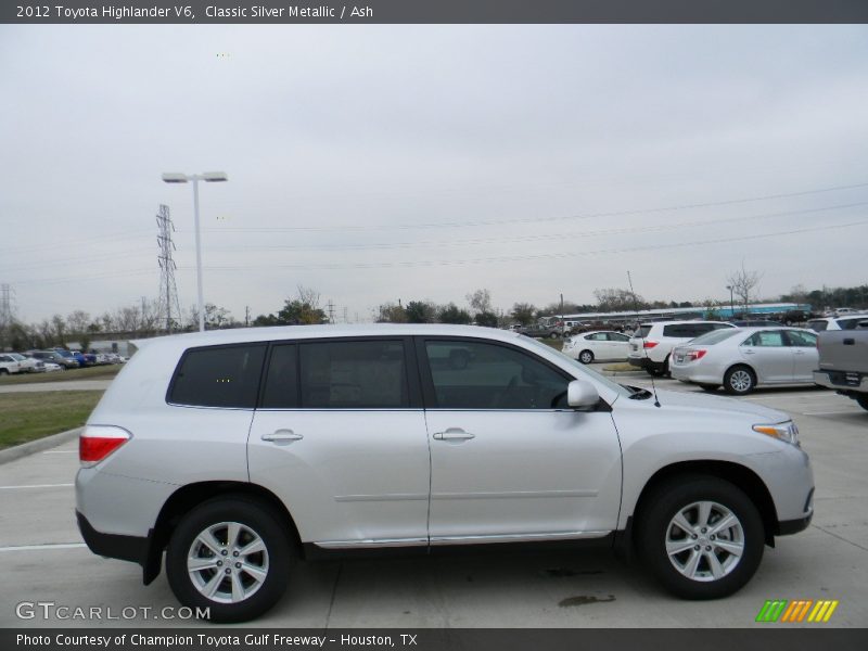 Classic Silver Metallic / Ash 2012 Toyota Highlander V6
