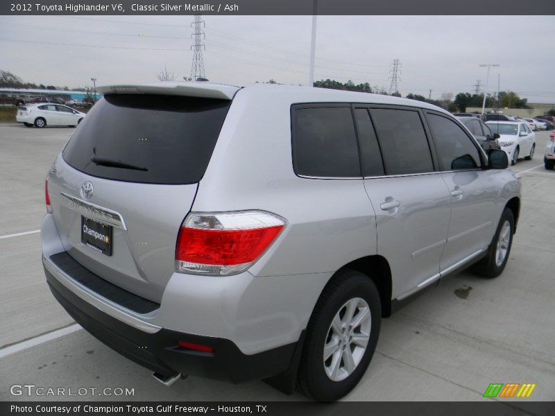 Classic Silver Metallic / Ash 2012 Toyota Highlander V6