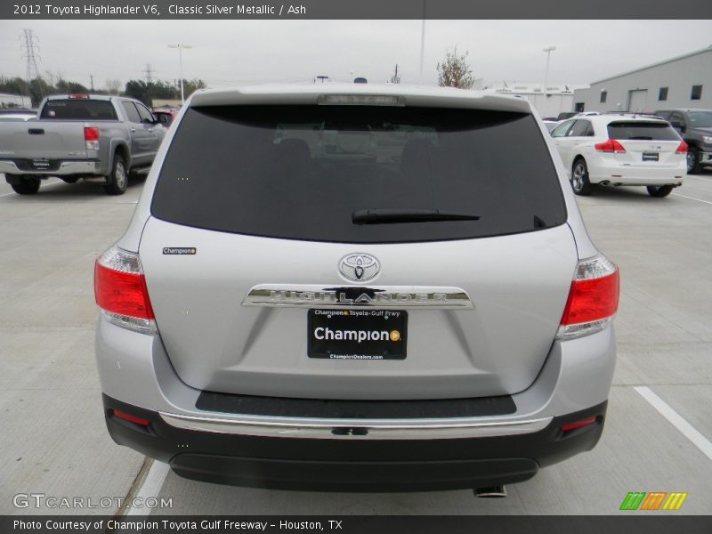 Classic Silver Metallic / Ash 2012 Toyota Highlander V6