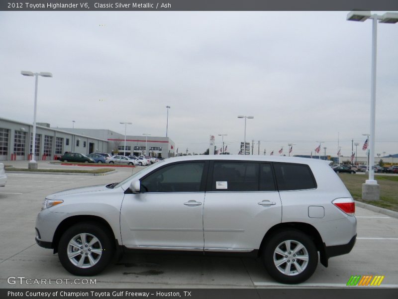 Classic Silver Metallic / Ash 2012 Toyota Highlander V6