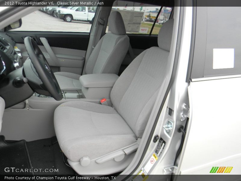 Classic Silver Metallic / Ash 2012 Toyota Highlander V6