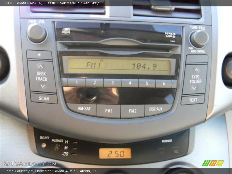 Classic Silver Metallic / Ash Gray 2010 Toyota RAV4 I4