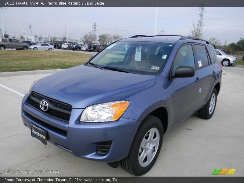 Pacific Blue Metallic / Sand Beige 2011 Toyota RAV4 I4