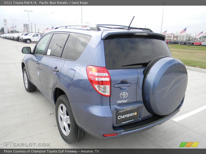 Pacific Blue Metallic / Sand Beige 2011 Toyota RAV4 I4