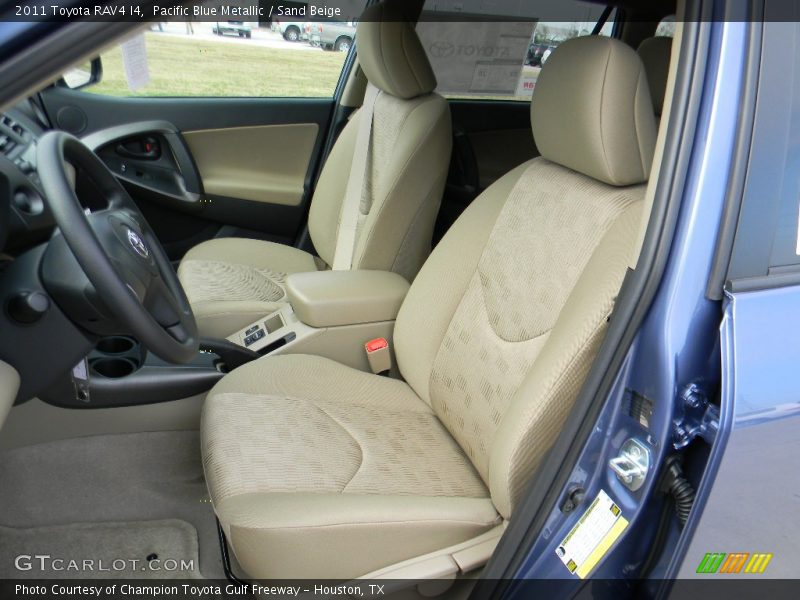 Pacific Blue Metallic / Sand Beige 2011 Toyota RAV4 I4