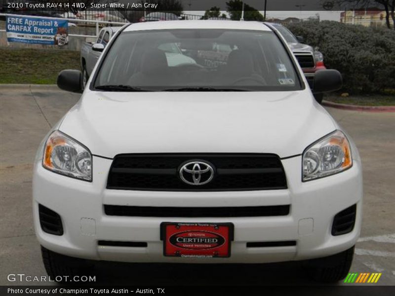 Super White / Ash Gray 2010 Toyota RAV4 I4 4WD