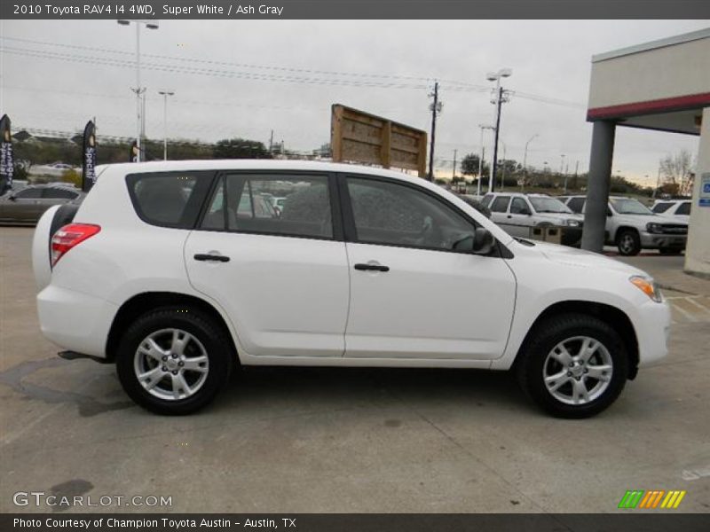 Super White / Ash Gray 2010 Toyota RAV4 I4 4WD