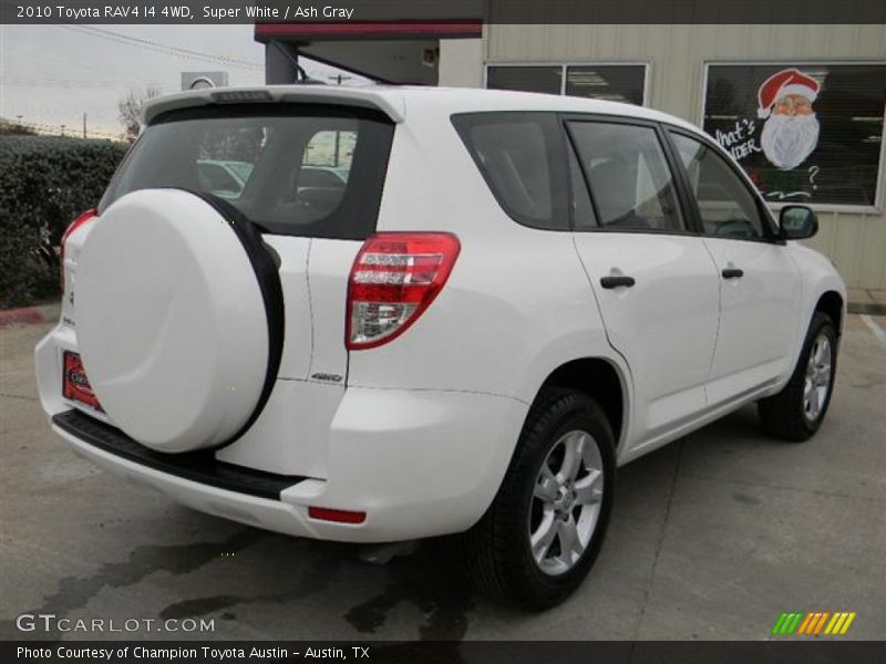 Super White / Ash Gray 2010 Toyota RAV4 I4 4WD
