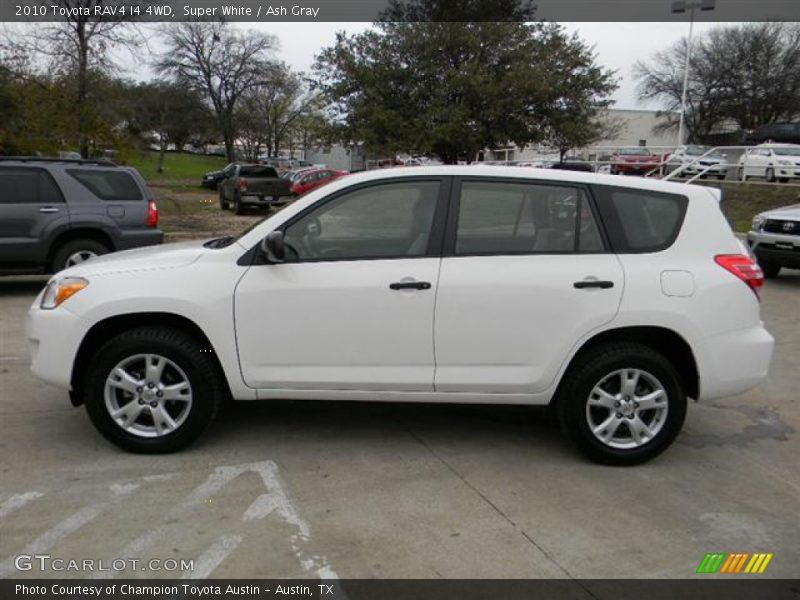 Super White / Ash Gray 2010 Toyota RAV4 I4 4WD