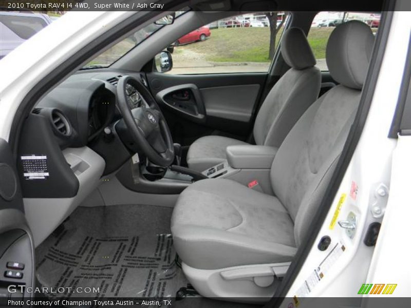 Super White / Ash Gray 2010 Toyota RAV4 I4 4WD