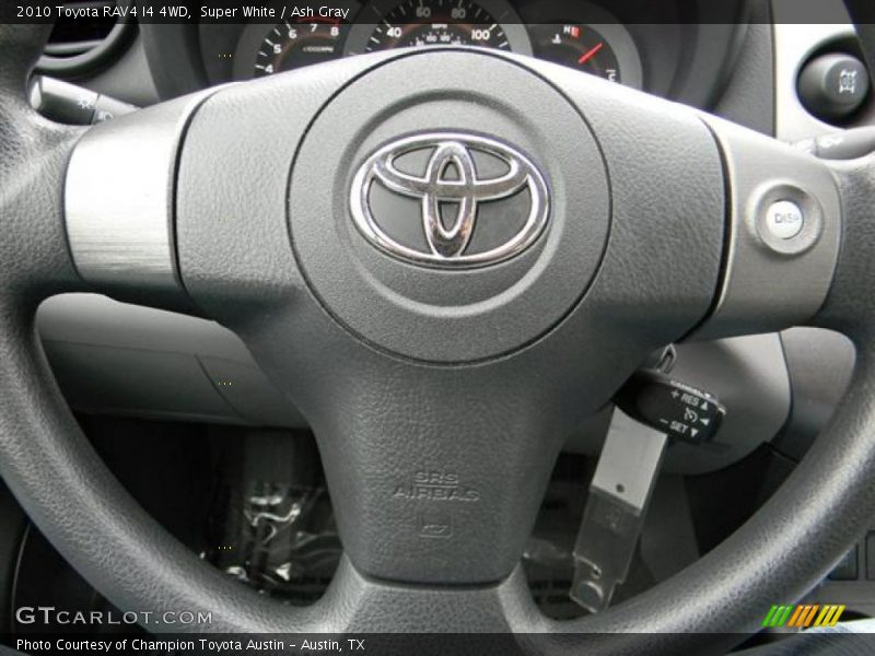 Super White / Ash Gray 2010 Toyota RAV4 I4 4WD