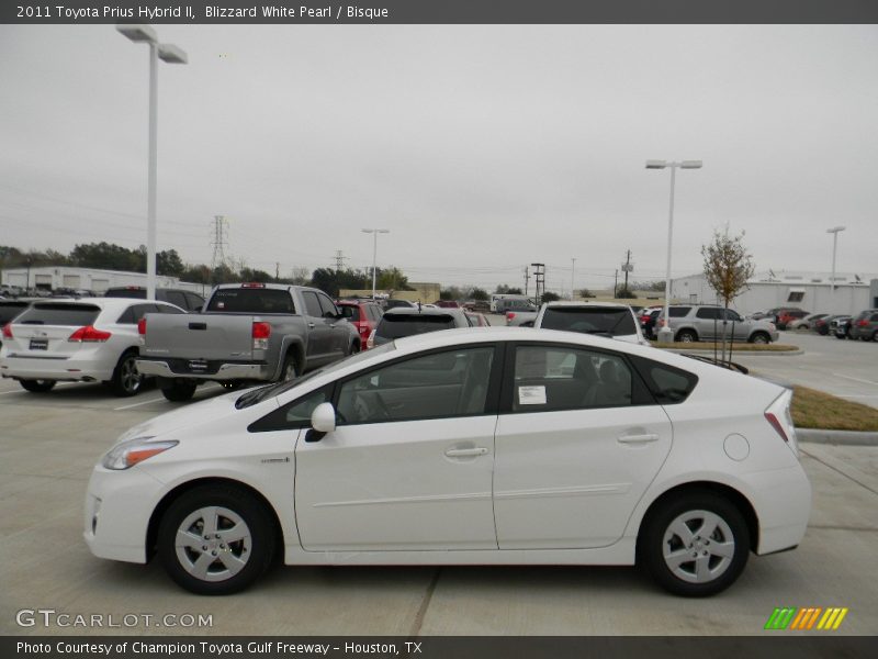 Blizzard White Pearl / Bisque 2011 Toyota Prius Hybrid II