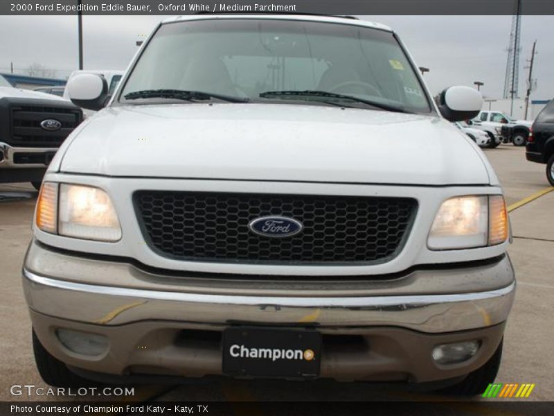 Oxford White / Medium Parchment 2000 Ford Expedition Eddie Bauer