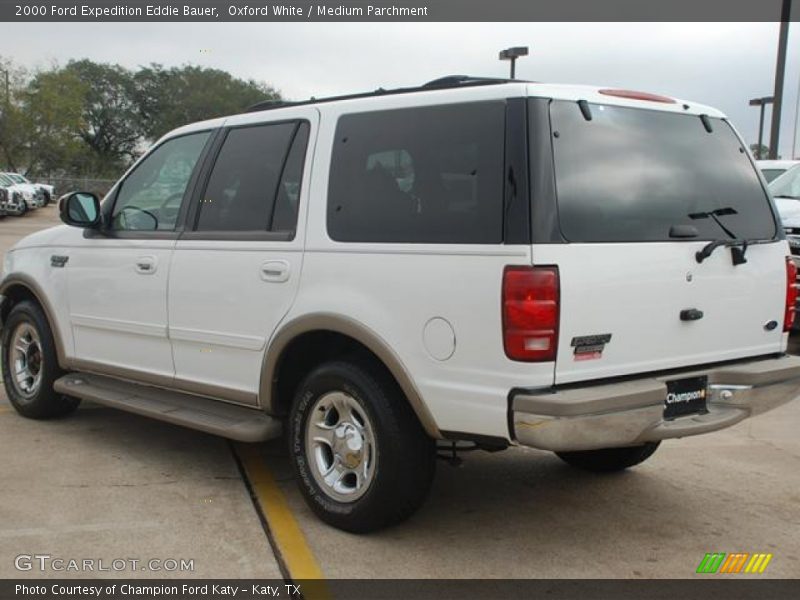 Oxford White / Medium Parchment 2000 Ford Expedition Eddie Bauer