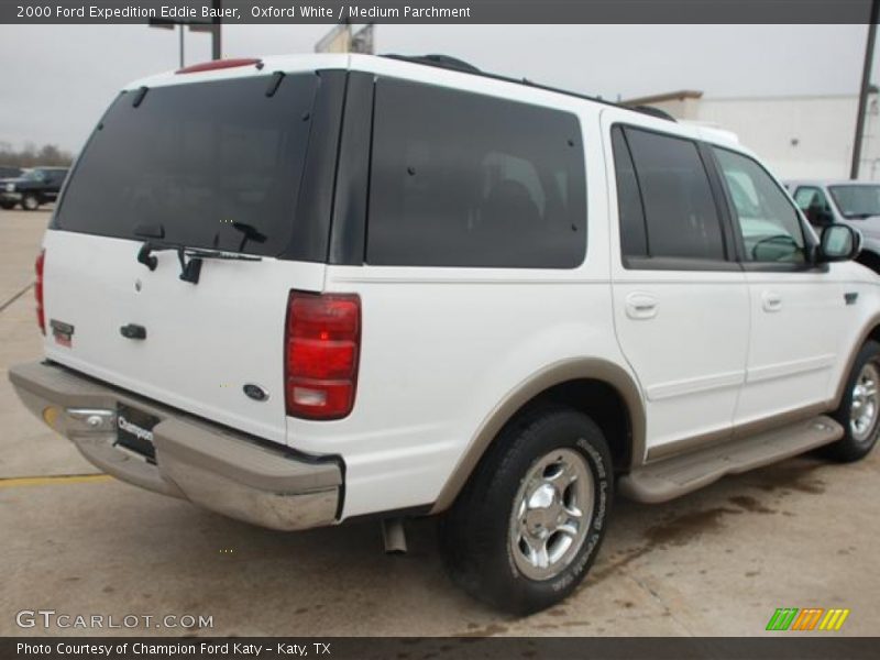 Oxford White / Medium Parchment 2000 Ford Expedition Eddie Bauer