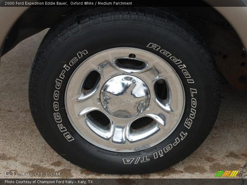 Oxford White / Medium Parchment 2000 Ford Expedition Eddie Bauer