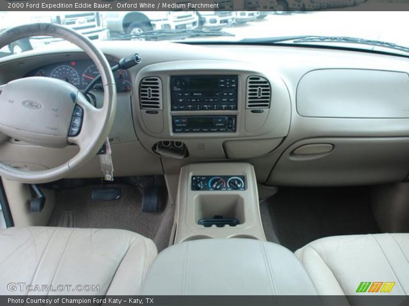 Oxford White / Medium Parchment 2000 Ford Expedition Eddie Bauer