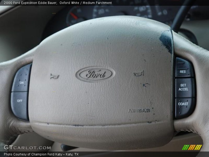 Oxford White / Medium Parchment 2000 Ford Expedition Eddie Bauer