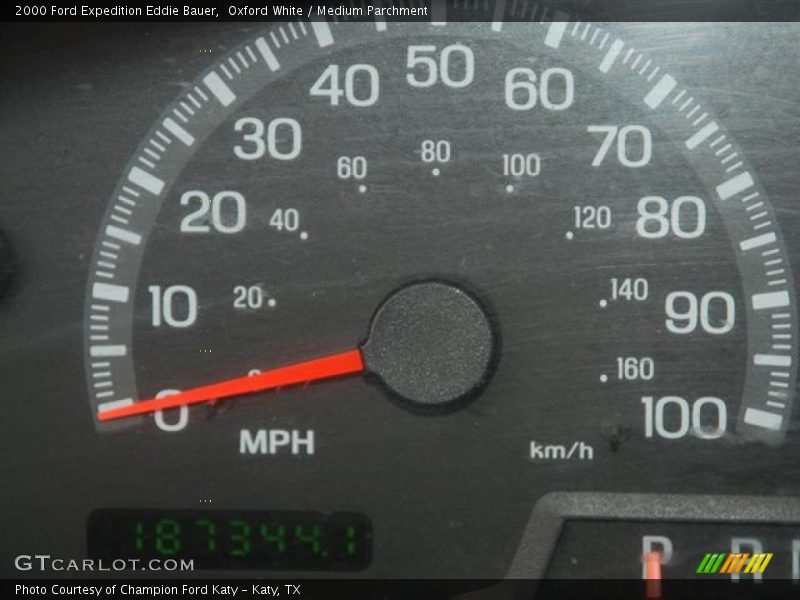 Oxford White / Medium Parchment 2000 Ford Expedition Eddie Bauer