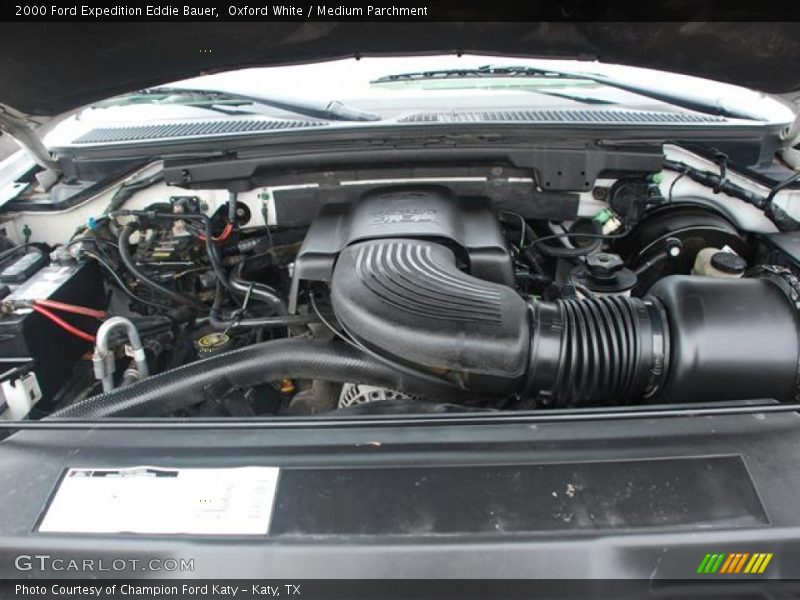 Oxford White / Medium Parchment 2000 Ford Expedition Eddie Bauer