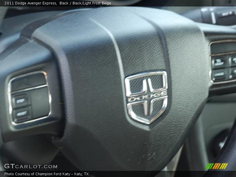 Black / Black/Light Frost Beige 2011 Dodge Avenger Express
