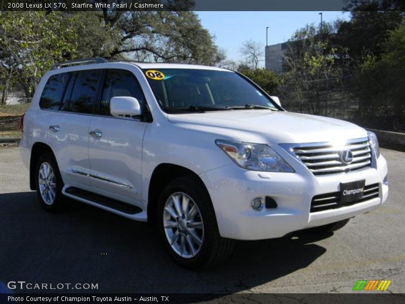 Starfire White Pearl / Cashmere 2008 Lexus LX 570