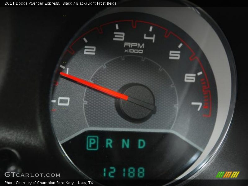 Black / Black/Light Frost Beige 2011 Dodge Avenger Express