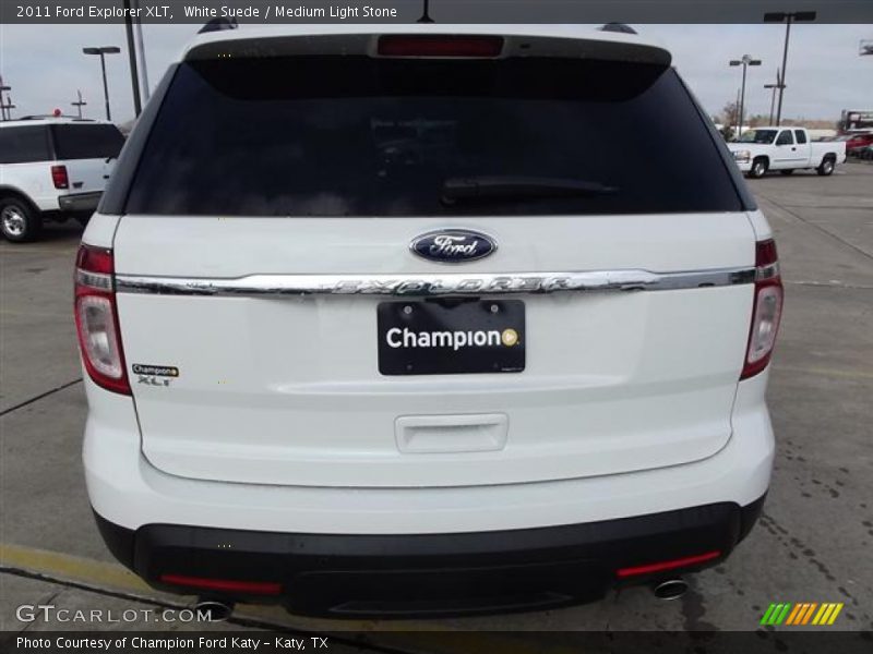 White Suede / Medium Light Stone 2011 Ford Explorer XLT