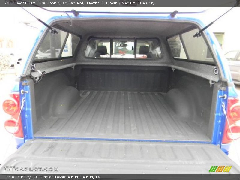 Electric Blue Pearl / Medium Slate Gray 2007 Dodge Ram 1500 Sport Quad Cab 4x4