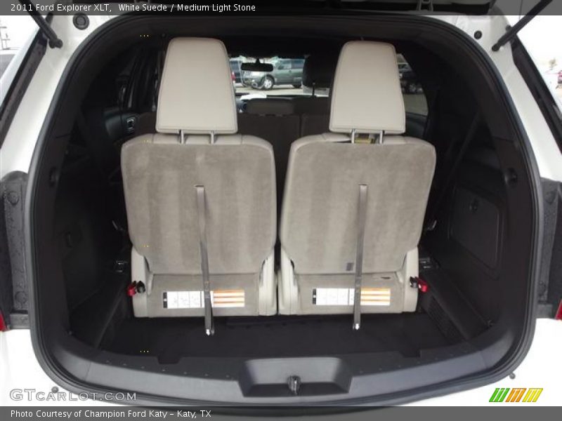 White Suede / Medium Light Stone 2011 Ford Explorer XLT