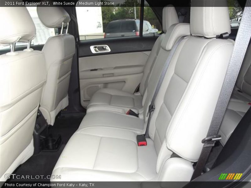 White Suede / Medium Light Stone 2011 Ford Explorer XLT