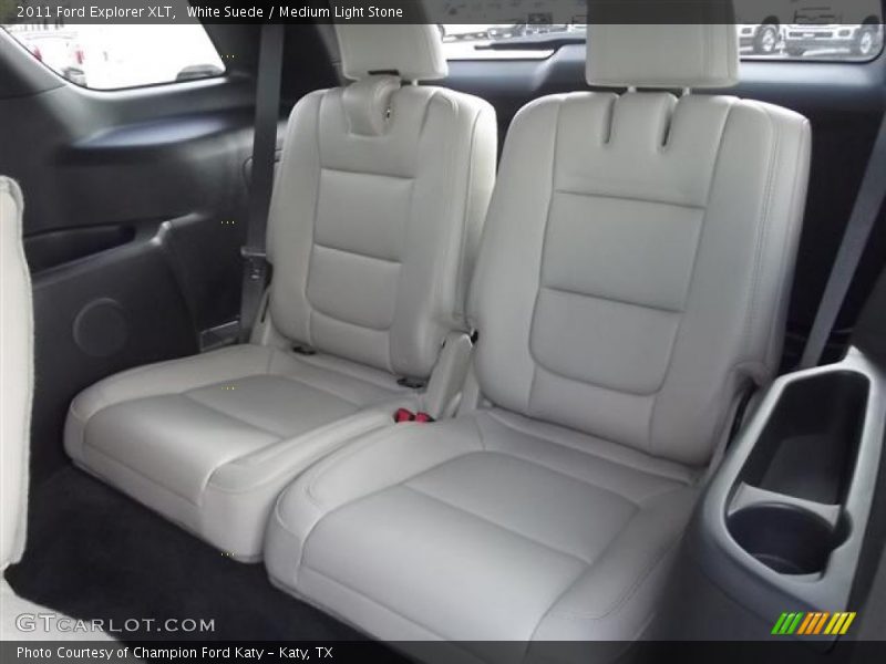 White Suede / Medium Light Stone 2011 Ford Explorer XLT