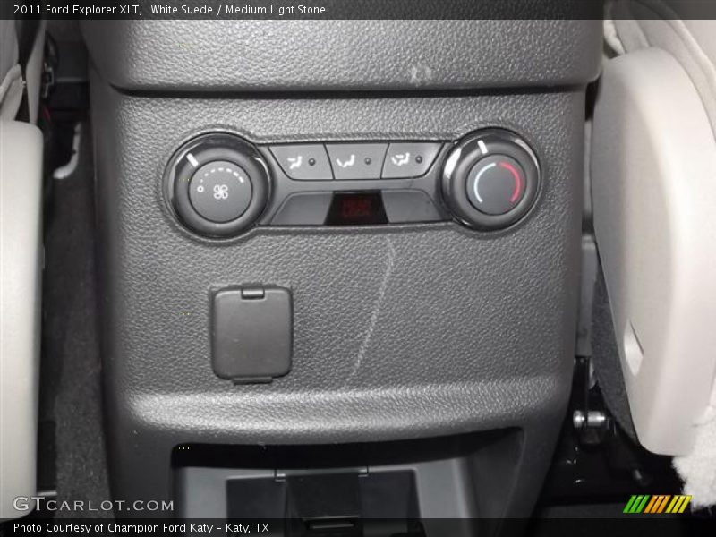 White Suede / Medium Light Stone 2011 Ford Explorer XLT