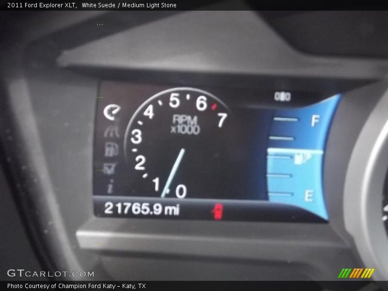 White Suede / Medium Light Stone 2011 Ford Explorer XLT