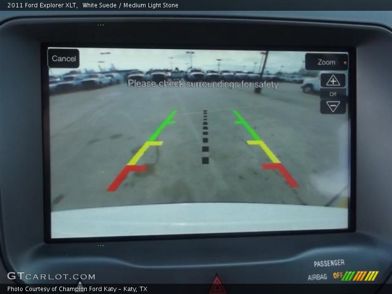 White Suede / Medium Light Stone 2011 Ford Explorer XLT