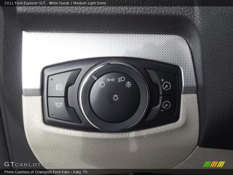 Controls of 2011 Explorer XLT