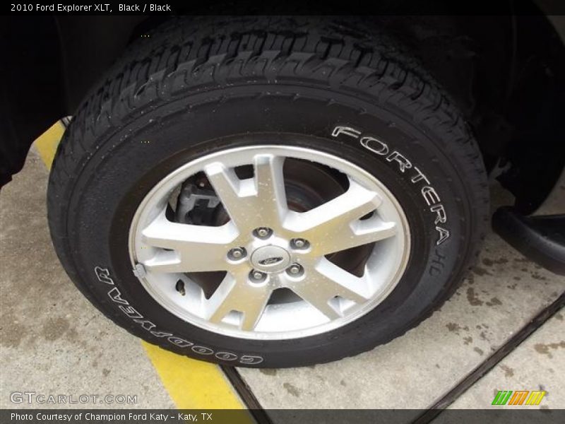 Black / Black 2010 Ford Explorer XLT