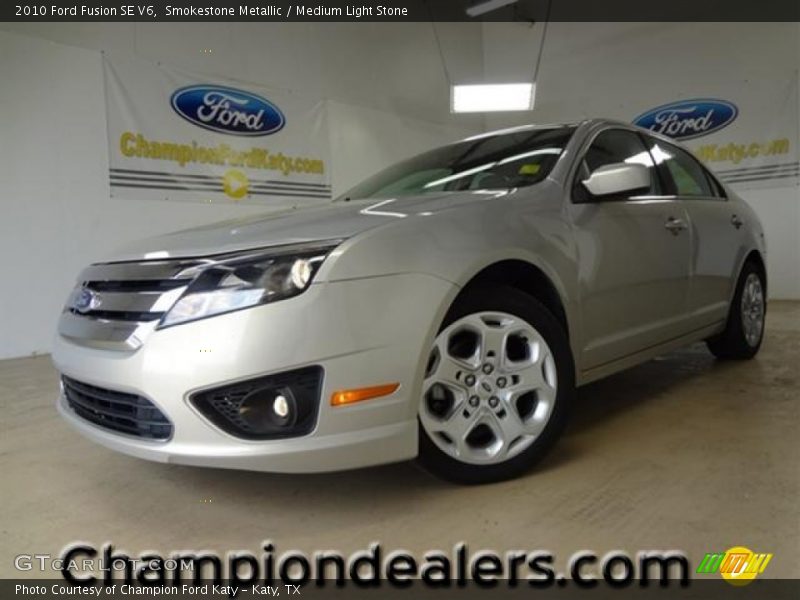 Smokestone Metallic / Medium Light Stone 2010 Ford Fusion SE V6